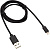 Кабель Rexant 18-7055 USB Type-A - Lightning (1 м, черный) 