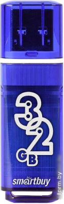 USB Flash Smart Buy Glossy Dark Blue 32GB [SB32GBGS-DB] 