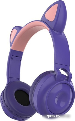 Наушники QUMO Party Cat 32304 (фиолетовый) 