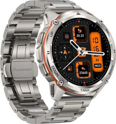 Умные часы Kospet Tank T3 Ultra Special Edition (серебристый) 