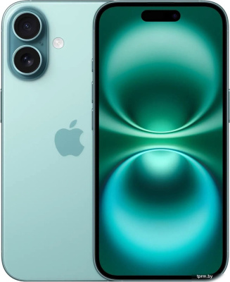Смартфон Apple iPhone 16 128GB (бирюзовый) 