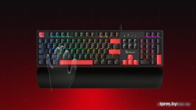 Клавиатура A4Tech Bloody S515R (черный, Bloody BLMS Red) 