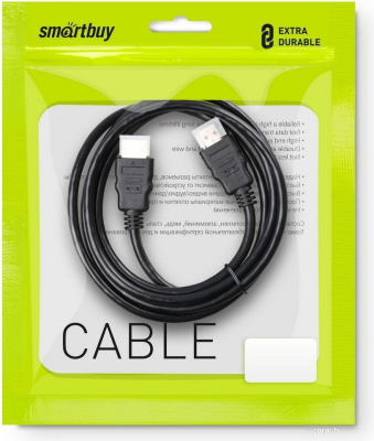 Кабель SmartBuy K-302-10 HDMI - HDMI (10 м, черный) 