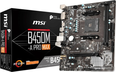 Материнская плата MSI B450M-A Pro Max 