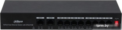 Неуправляемый коммутатор Dahua DH-PFS3010-8ET-65 