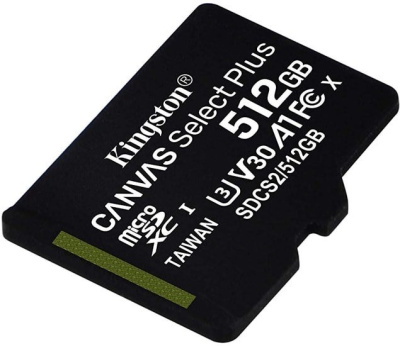 Карта памяти Kingston Canvas Select Plus microSDXC 512GB 