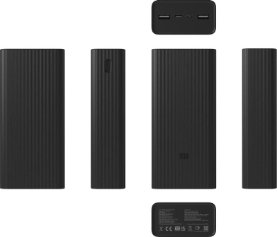 Xiaomi Mi Power Bank 3 PB3018ZM 30000mAh (черный) 