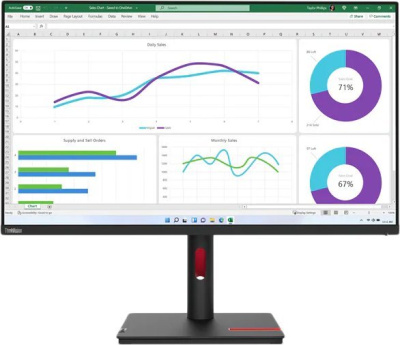 Монитор Lenovo ThinkVision T32h-30 63D3GAT1EU 