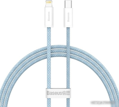 Кабель Baseus Lightning - USB Type-C CALD000003 (1 м, голубой) 