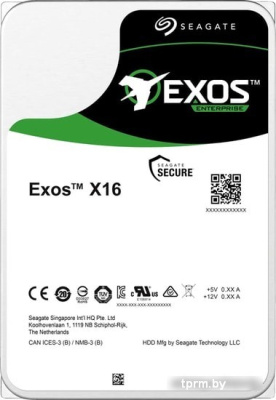 Жесткий диск Seagate Exos X16 16TB ST16000NM001G 