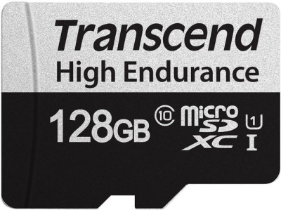 Карта памяти Transcend microSDXC TS128GUSD350V 128GB (с адаптером) 