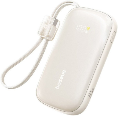 Baseus EnerFill FC21 Qpow 3 Ultra 10000mAh 22.5W (бежевый) 