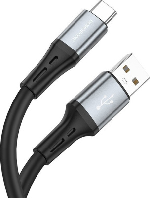 Кабель Borofone BX88 USB Type-A USB - Type-C (1 м, черный) 