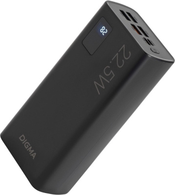 Внешний аккумулятор Digma DGPF30A 30000mAh (черный) 