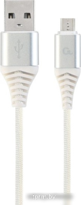 Кабель Cablexpert CC-USB2B-AMmBM-2M-BW2 USB Type-A - microUSB (2 м, белый) 