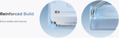 Беспроводное зарядное Ugreen MagFlow 2-in-1 W752 55960 (голубой) 