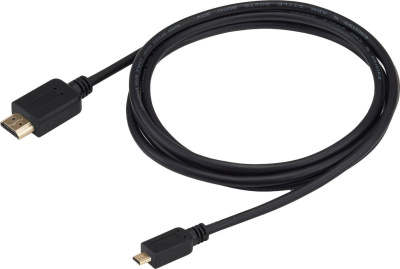 Кабель Buro HDMI - microHDMI (1.8 м, черный) 