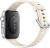 Умные часы Huawei Watch FIT 4 (серебристый, с бежевым силиконовым ремешком, международная версия) 