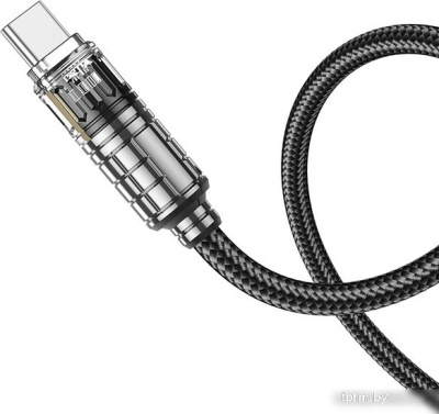 Кабель Hoco U122 USB Type-A - USB Type-C (1.2 м, черный) 