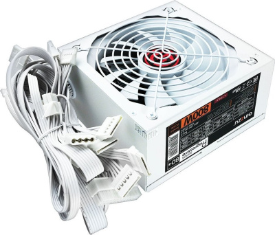 Блок питания Ginzzu PC800 (белый) 