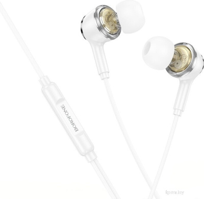 Наушники Borofone BM90 USB Lightning (белый) 