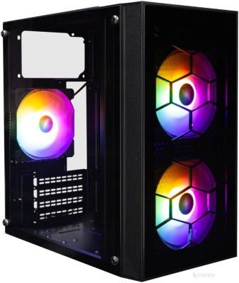 Корпус 1stPlayer FireBase X1-BK-3F1 