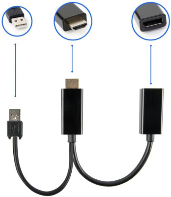 Адаптер Cablexpert DSC-HDMI-DP 