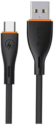 Кабель EOFE AC21 USB Type-A - USB Type-C (1 м, черный)