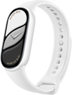 Фитнес-браслет Xiaomi Smart Band 10 M2459B1 (белая керамика, с белым силиконовым ремешком, международная версия)