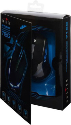 Игровая мышь Oklick 715G Gaming Optical Mouse Black/Blue (754785) 