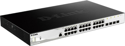Управляемый коммутатор 2-го уровня D-Link DGS-1210-28MP/ME/B2A 