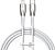 Кабель Baseus Glimmer Series Fast Charging Data Cable Type-C - Lightning 20W CADH000002 (1 м, белый) 