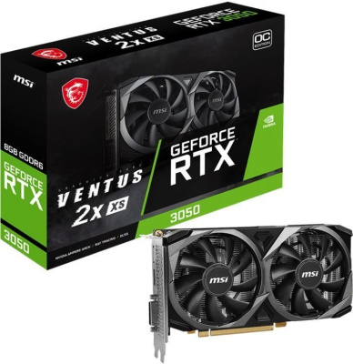 Видеокарта MSI GeForce RTX 3050 Ventus 2X XS 8G OC 