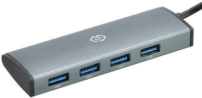 USB-хаб Digma HUB-4U3.0-UC-G 
