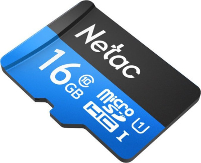Карта памяти Netac P500 Standard 16GB NT02P500STN-016G-R (с адаптером) 