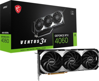 Видеокарта MSI GeForce RTX 4060 Ventus 3X 8G 