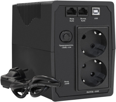 ExeGate Power Back BNB-1000.LED.AVR.2SH.RJ.USB 