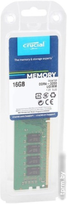 Оперативная память Crucial 16GB DDR4 PC4-25600 CT16G4DFRA32A 