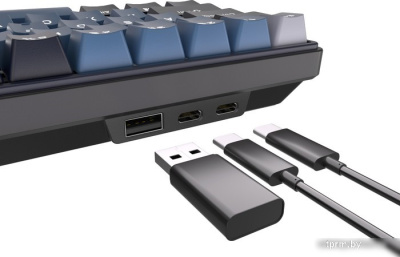 Клавиатура Royal Kludge RK61 Plus RGB (черный, RK Brown) 