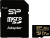 Карта памяти Silicon-Power Golden Series High Endurance microSDXC SP256GBSTXDV3V1HSP 256GB (с адаптером) 
