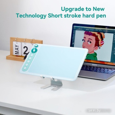 Графический планшет Parblo Intangbo X7 (розовый) 