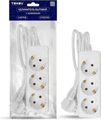Удлинитель Tokov Electric TKE-C01-BU3-5-1-Z