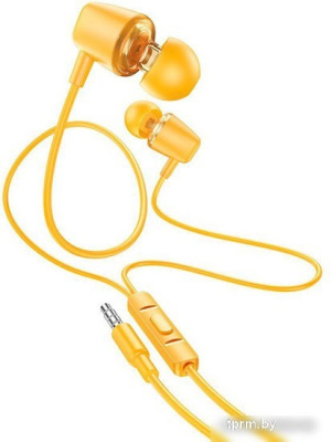 Наушники Hoco M107 (желтый) 