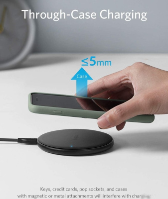 Anker 313 Wireless Charger Pad A2503 (черный) 