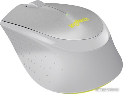 Мышь Logitech M330 Silent Plus (серый/желтый) 