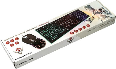 Клавиатура + мышь Nakatomi KMG-2305U (белый) 
