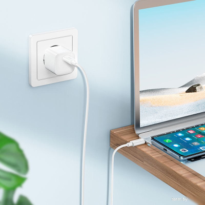Кабель Hoco X88 USB Type-C - USB Type-C (1 м, белый) 