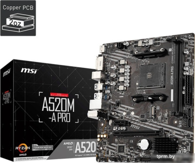 Материнская плата MSI A520M-A PRO 