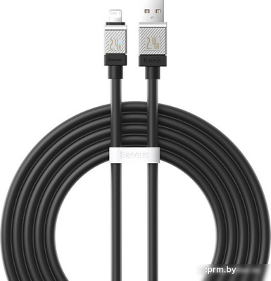 Кабель Baseus CoolPlay Series Fast Charging Cable 2.4A USB Type-A - Lightning (2 м, черный) 