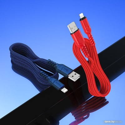 Кабель Hoco X59 USB Type-A - Lightning (1 м, красный) 